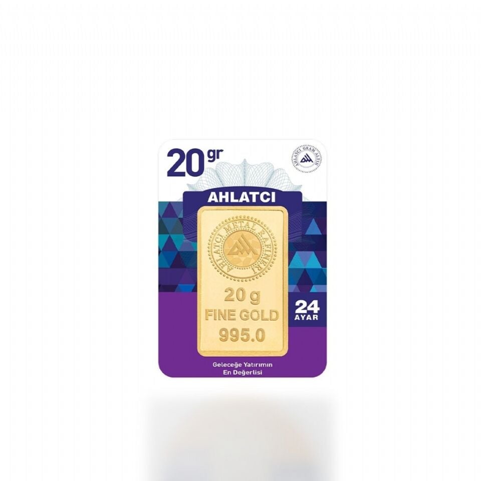 Ahlatçı 24 Ayar Külçe Gram Altın 20 Gr