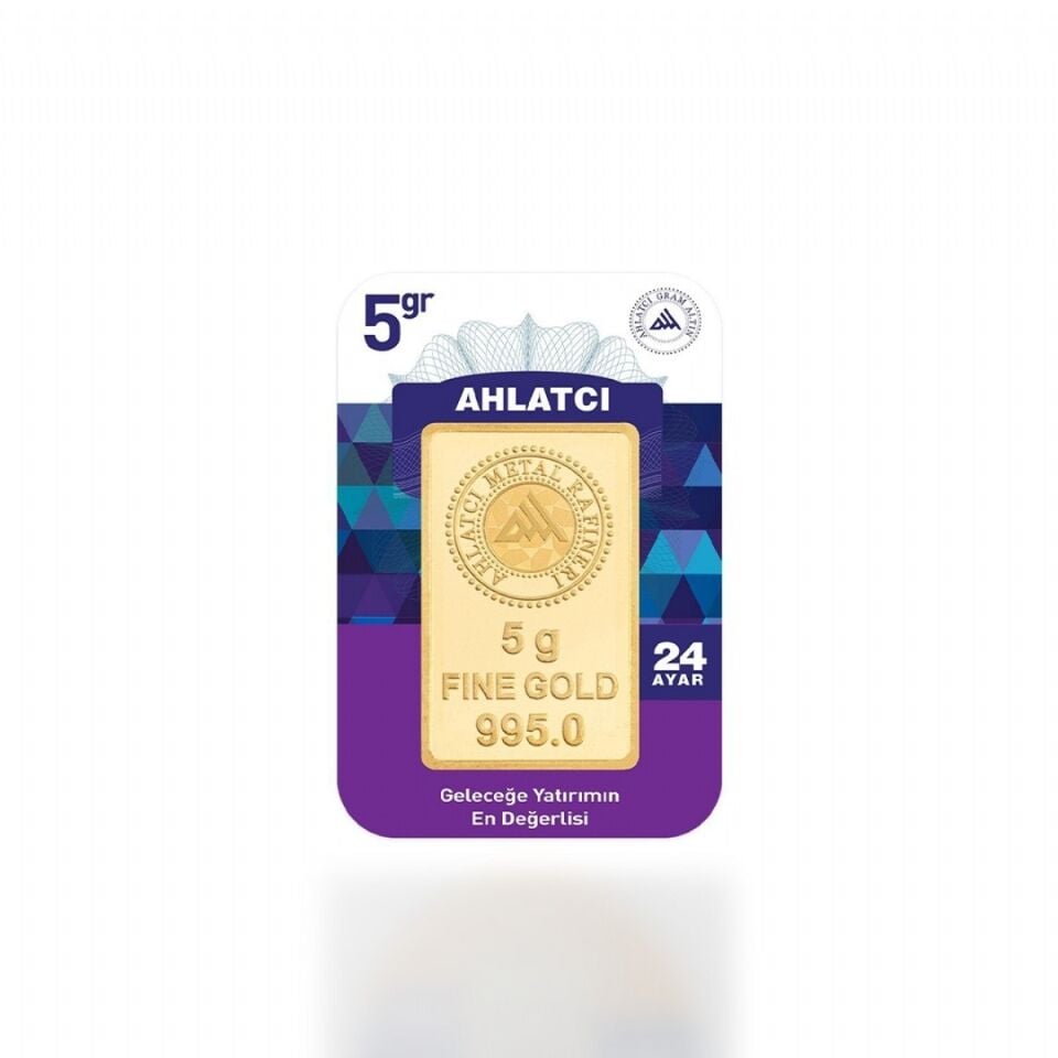 Ahlatçı 24 Ayar Külçe Gram Altın 5 Gr