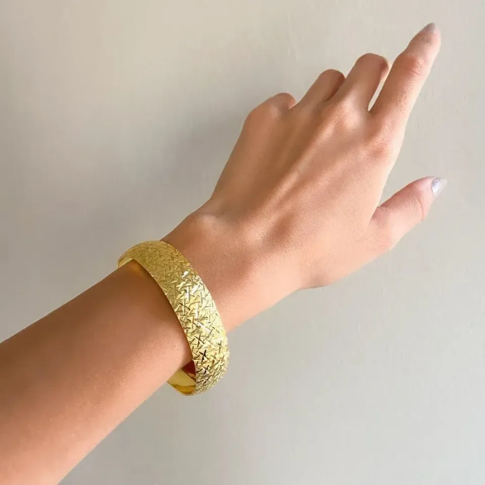 14 Ayar Cam Kesiği Model Altın Bilezik 6,15 Gr