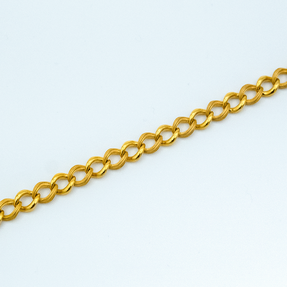 14 Ayar Parıltılı Halka Samanyolu Altın Bileklik