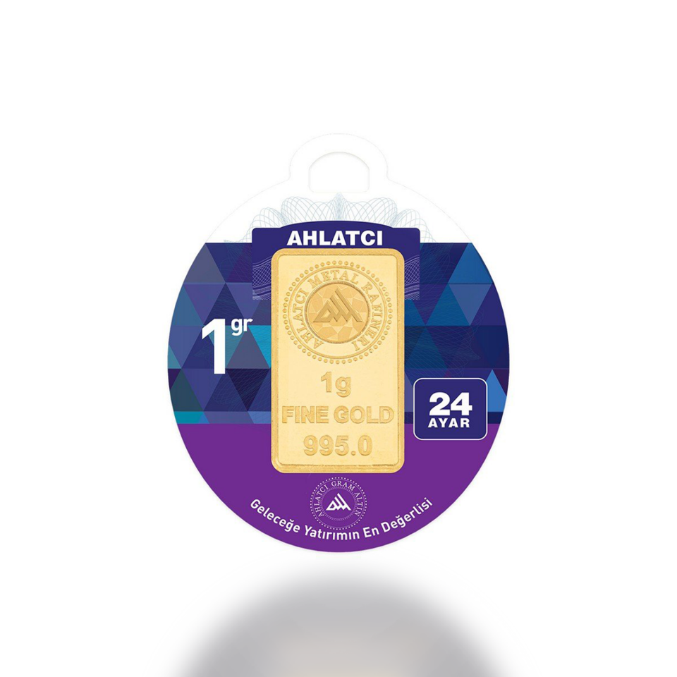 Ahlatçı 24 Ayar Külçe Gram Altın 1 Gr
