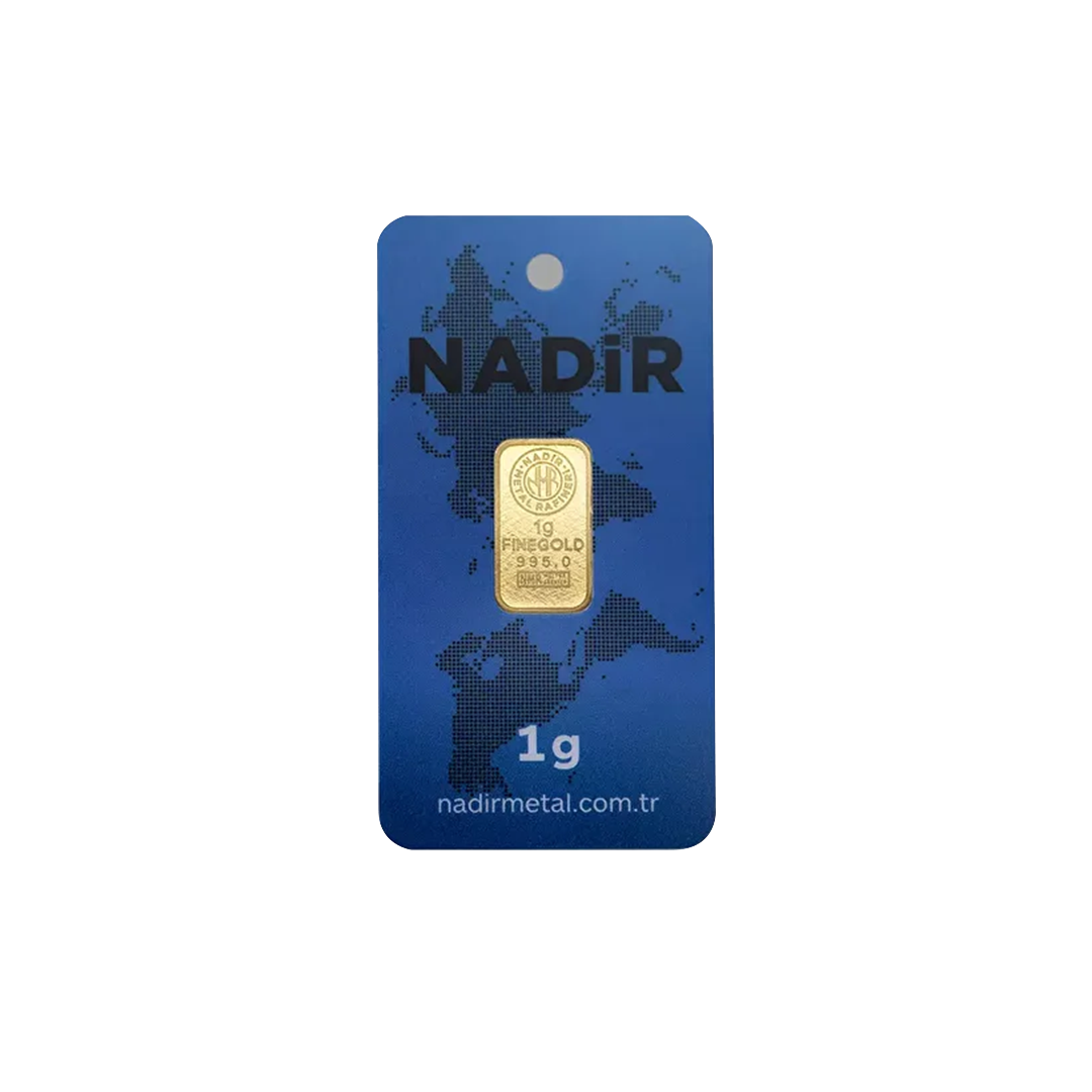 Nadir Gold 24 Ayar Külçe Gram Altın 1 Gr