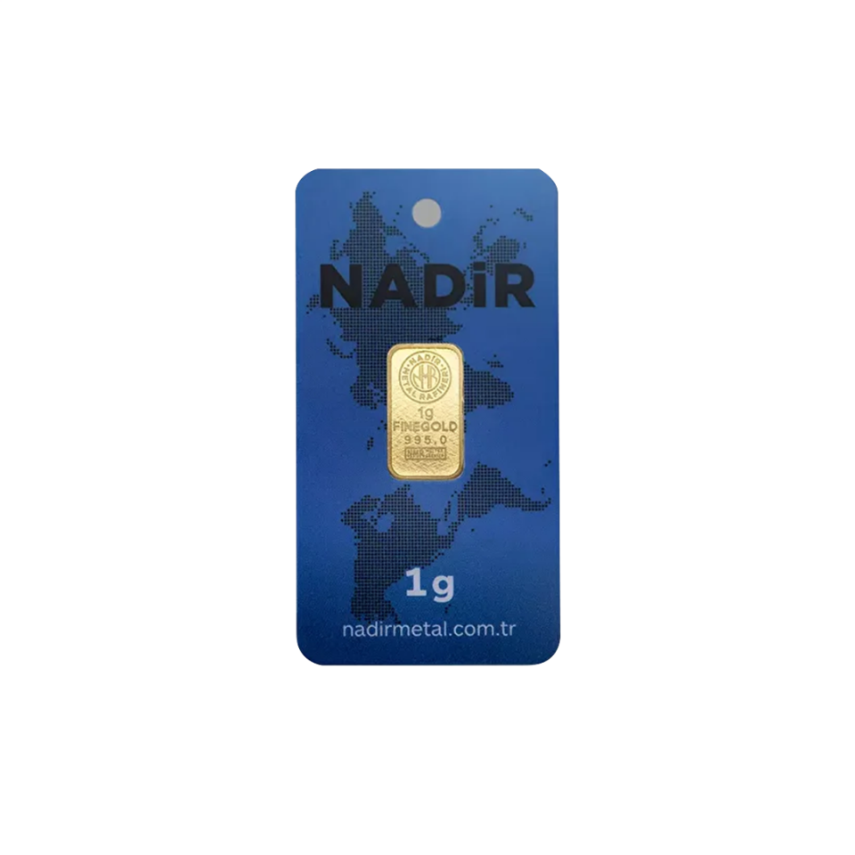 Nadir Gold 24 Ayar Külçe Gram Altın 1 Gr
