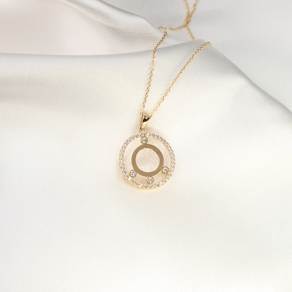 14 Ayar Nar Yağmuru Altın Kolye