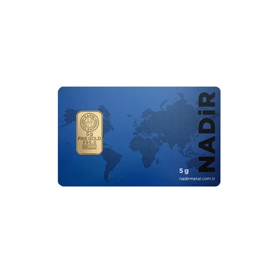 Nadir Gold 24 Ayar Külçe Gram Altın 5 Gr