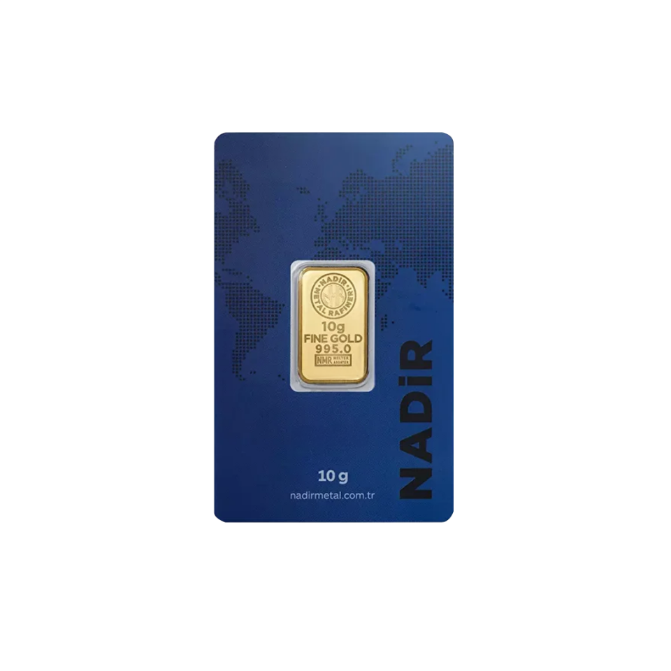 Nadir Gold 24 Ayar Külçe Gram Altın 10 Gr