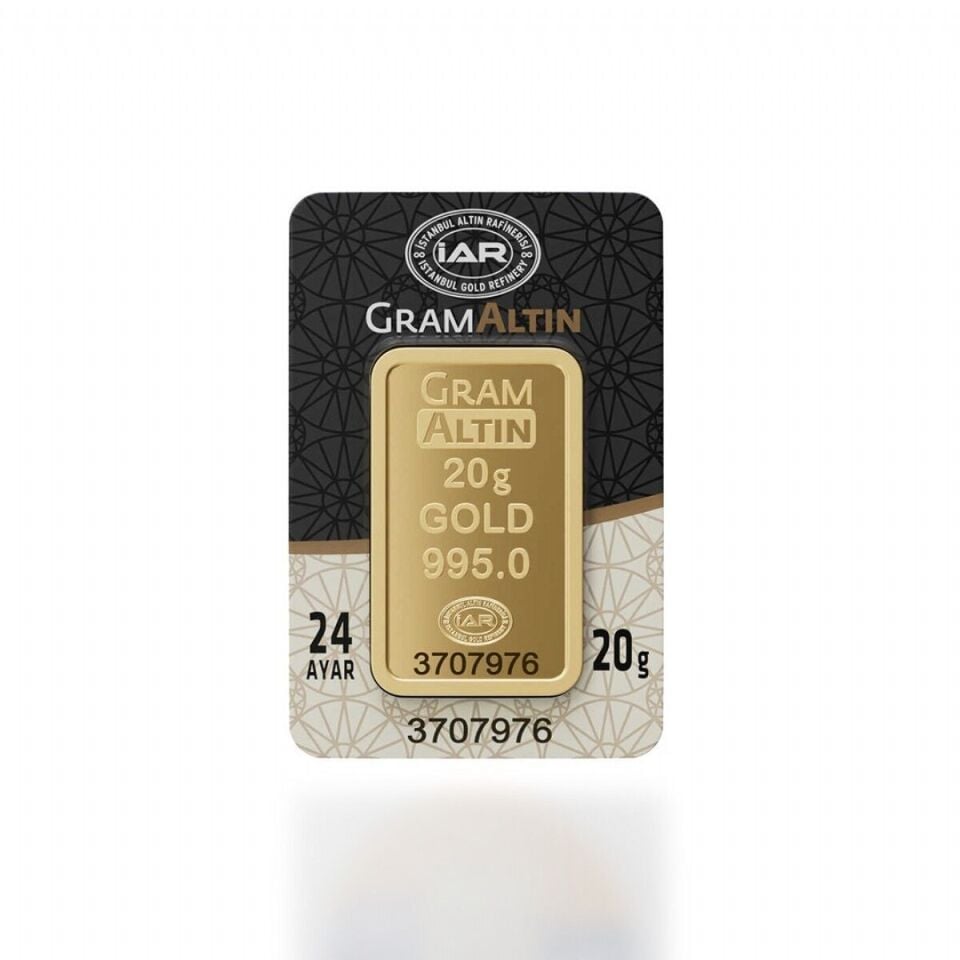 İAR 24 Ayar Külçe Gram Altın 20 Gr