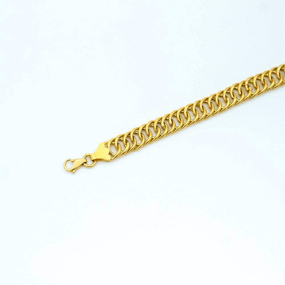 22 Ayar Hafif Çizgi Altın Bileklik