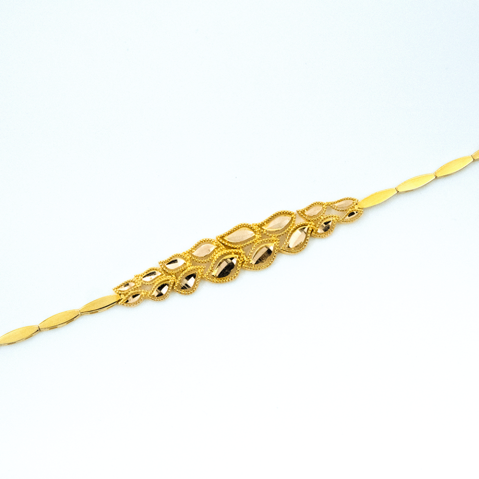 14 Ayar Altın Zerafeti Altın Bileklik