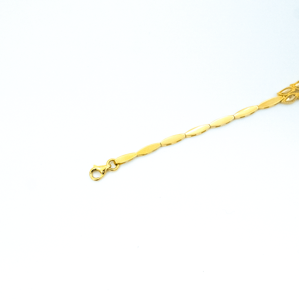 14 Ayar Altın Zerafeti Altın Bileklik