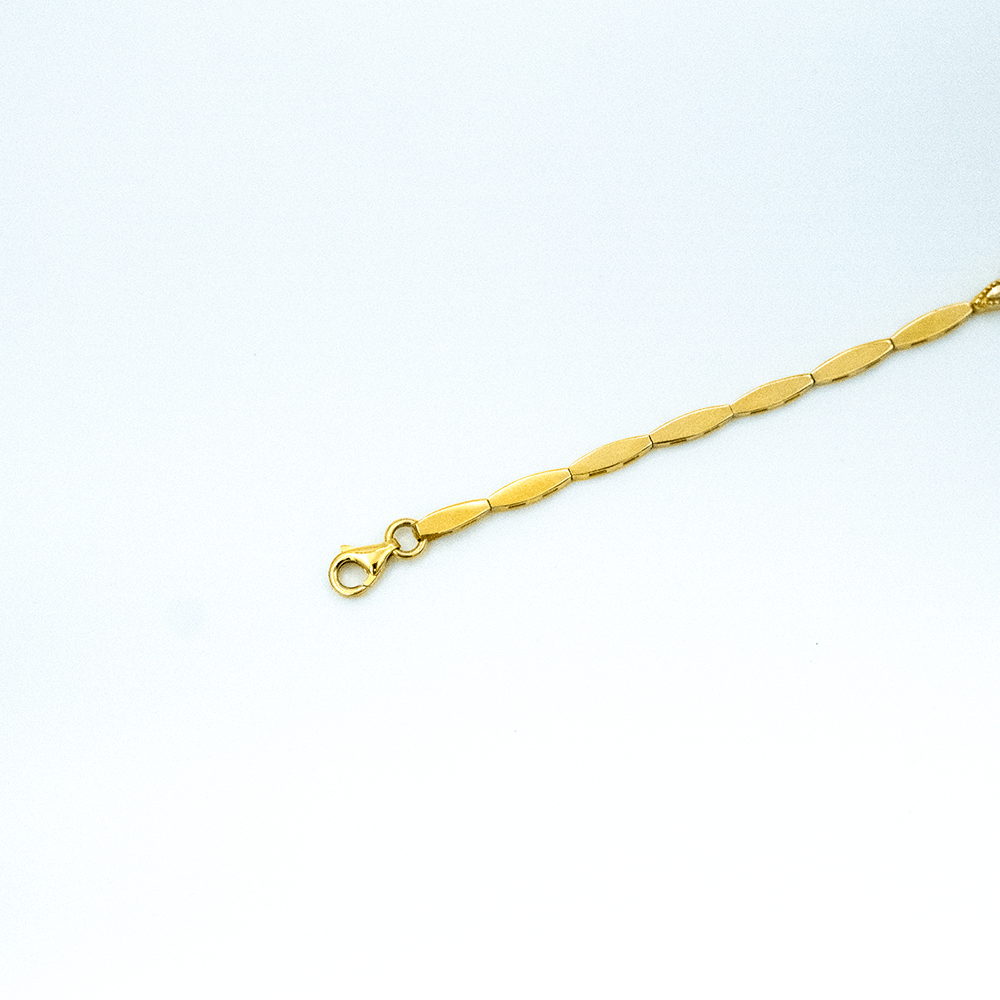 14 Ayar Işıltılı Harmoni Altın Bileklik