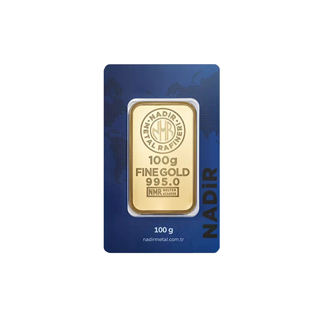 Nadir Gold 24 Ayar Külçe Gram Altın 100 Gr