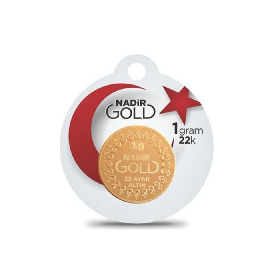 Nadir Gold 22 Ayar Külçe Gram Altın 1 Gr