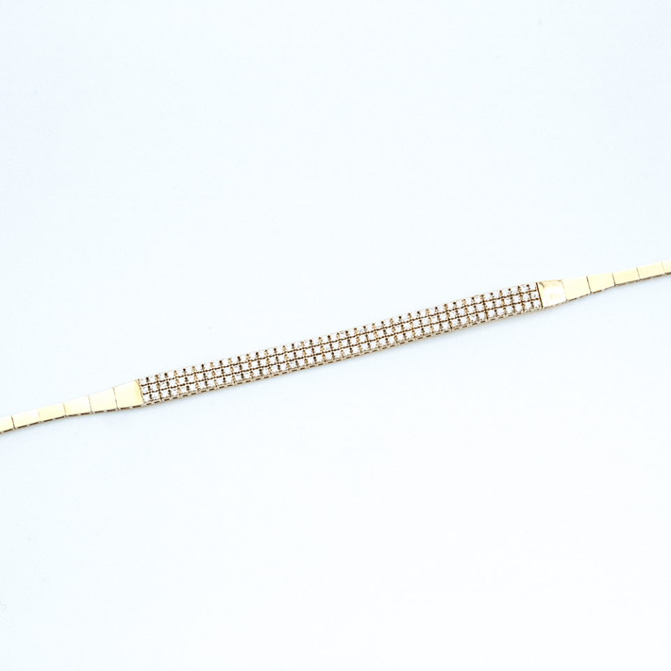 14 Ayar Efsane Işık Altın Bileklik