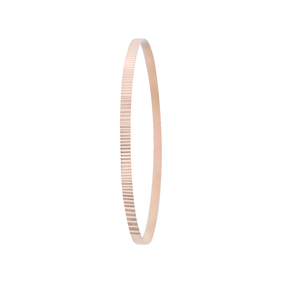 22 Ayar Merdiven Kesim Rose Altın Bilezik 25 Gr