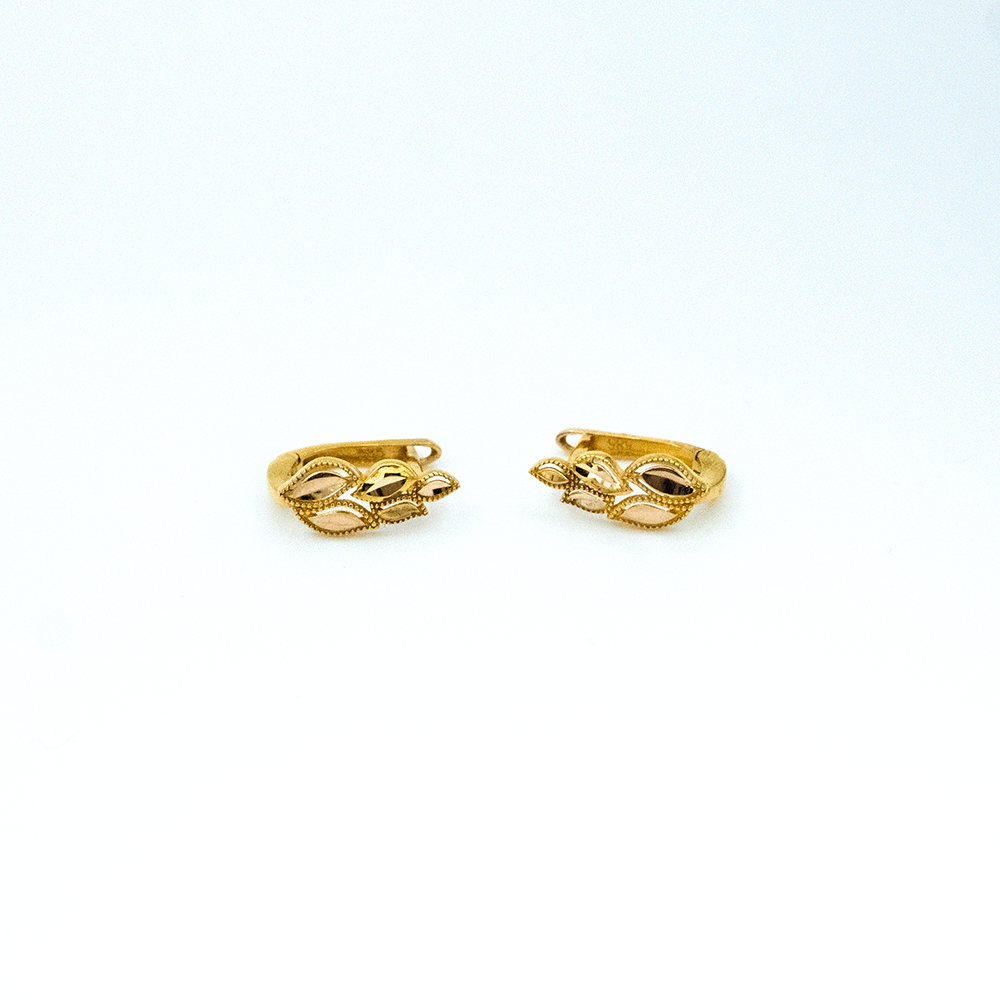 14 Ayar Sultan Gözdesi Altın Küpe