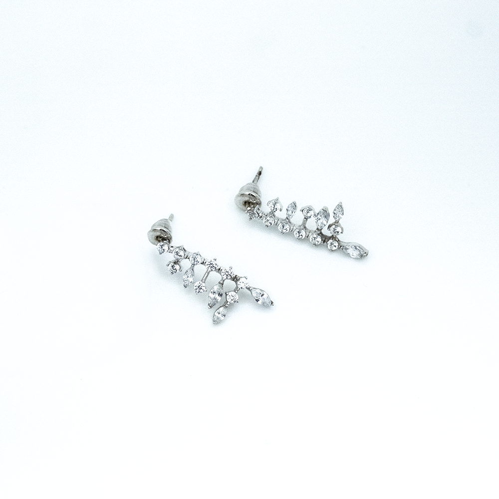 14 Ayar Lal Parıltı Altın Küpe