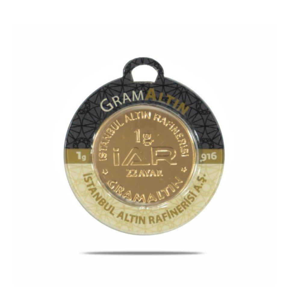 İAR 22 Ayar Külçe Gram Altın 1 Gr