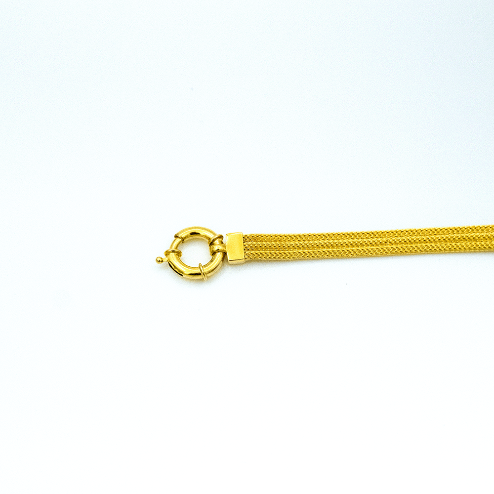 14 Ayar Zarif Dokunuş Altın Bileklik