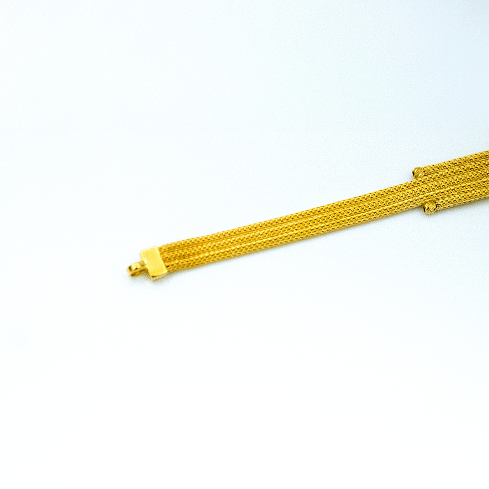 14 Ayar Güneş Parıltısı Altın Bileklik