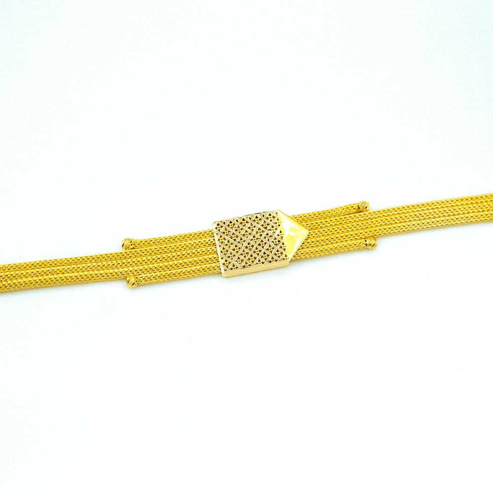 14 Ayar Efsane Zerafeti Altın Bileklik