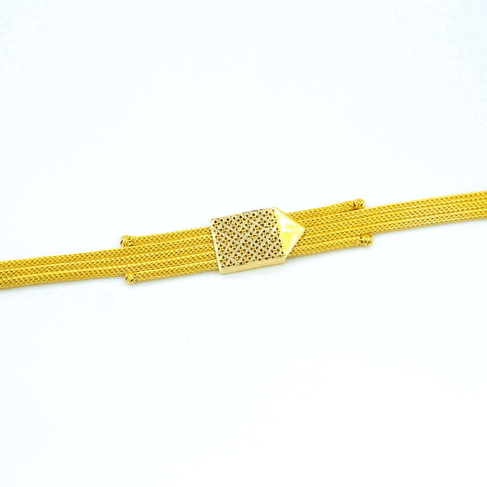 14 Ayar Efsane Zerafeti Altın Bileklik