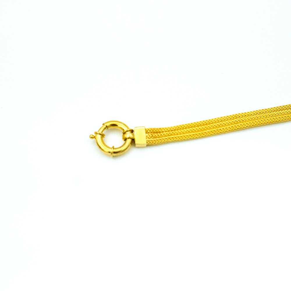 14 Ayar Efsane Zerafeti Altın Bileklik