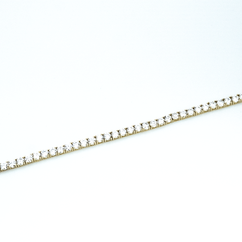 14 Ayar Zarif Işıltı Altın Bileklik