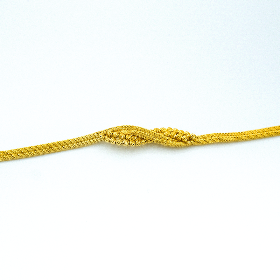 14 Ayar Mistik Işık Altın Bileklik