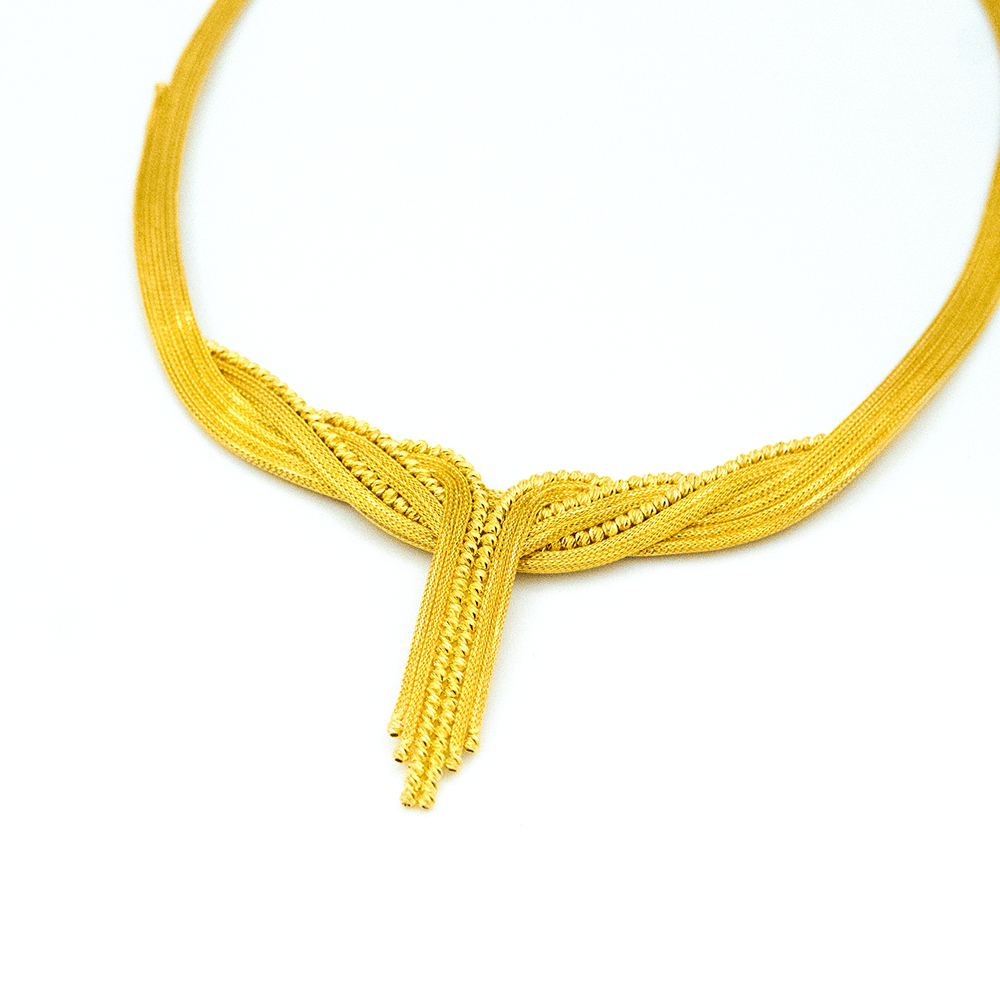 14 Ayar Lale Bahçesi Altın Gerdanlık