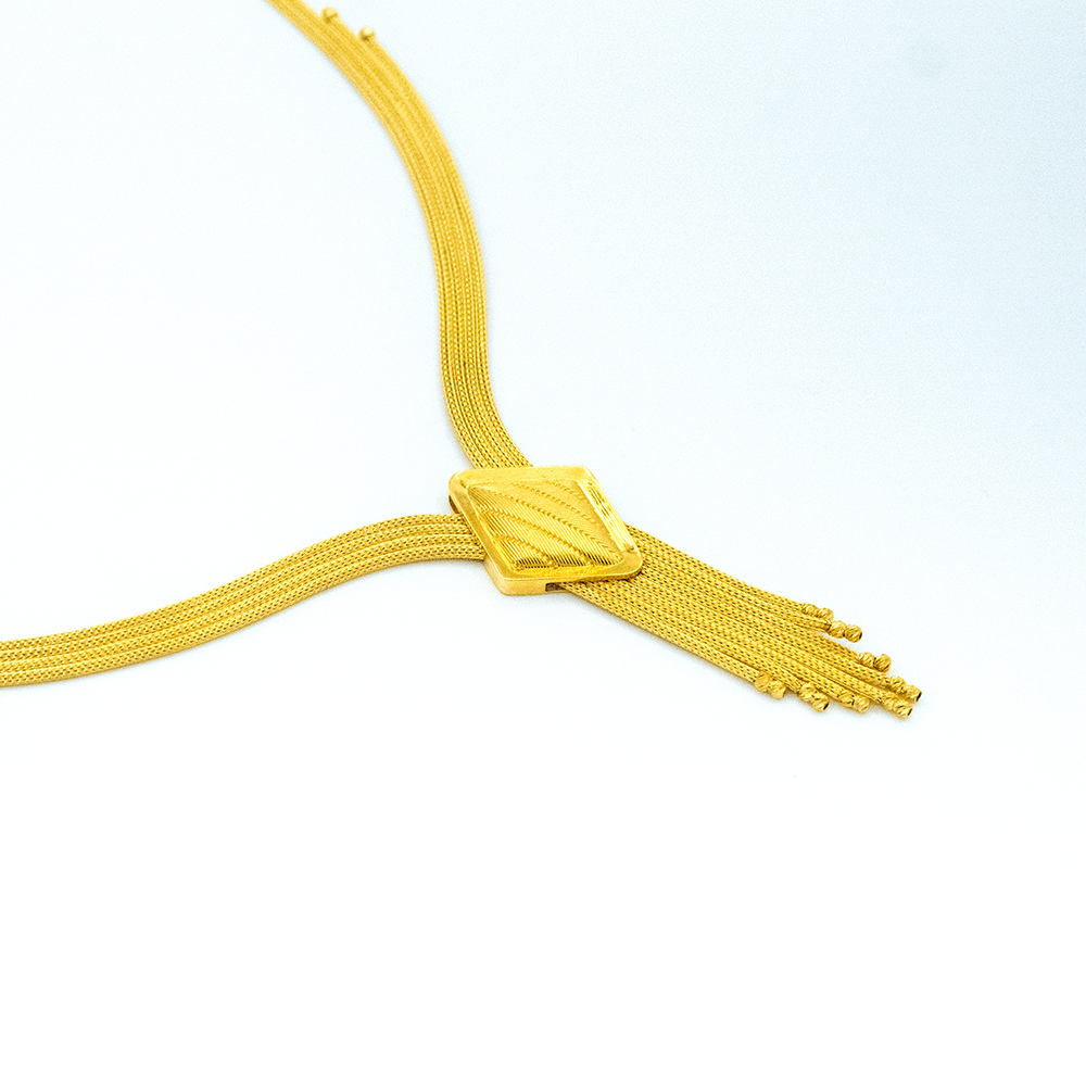 14 Ayar Sonsuz Melodi Altın Gerdanlık