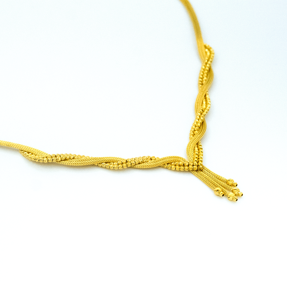 14 Ayar Altın Günbatımı Altın Gerdanlık