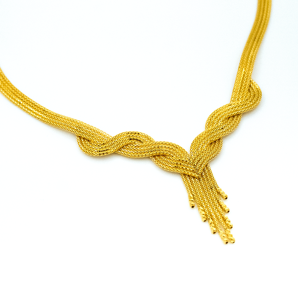 14 Ayar Zümrüt Fırtınası Altın Gerdanlık