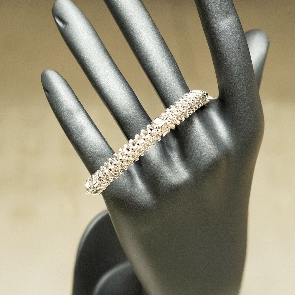 14 Ayar Dorikalı Sıra Kelepçe Altın Bileklik