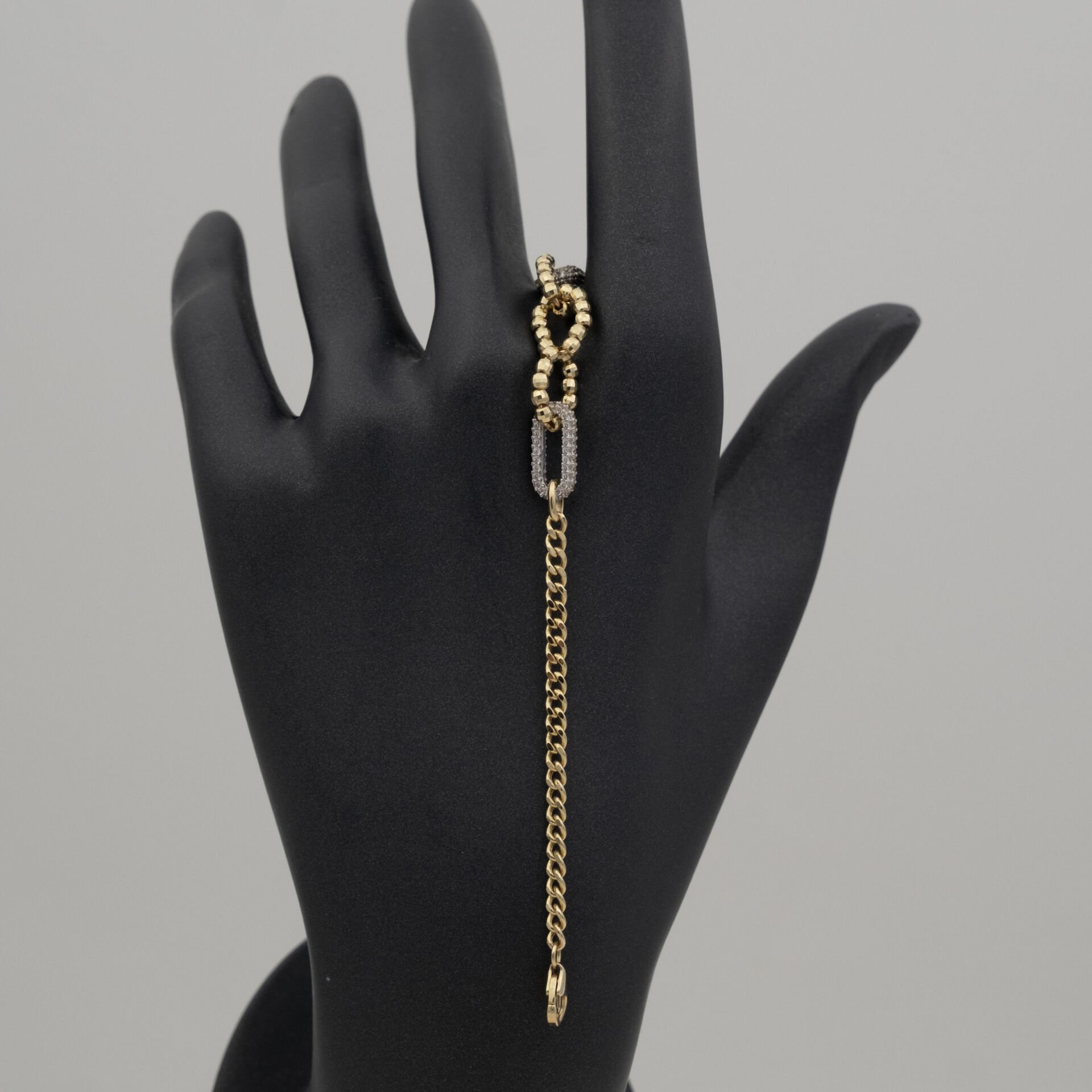 14 Ayar Sıralı Altın Bileklik