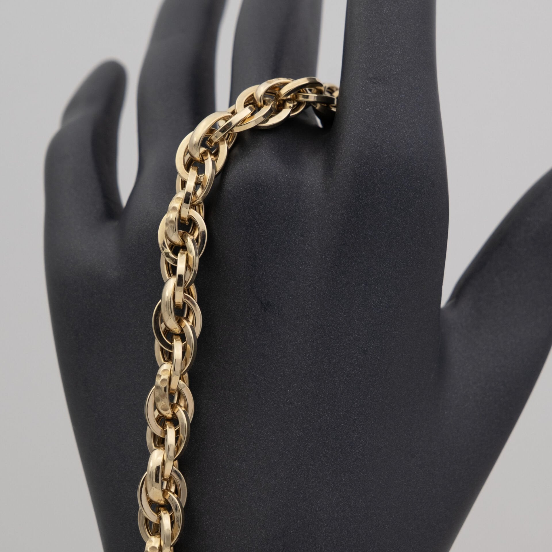 14 Ayar Sıralı Detaylı Altın Bileklik