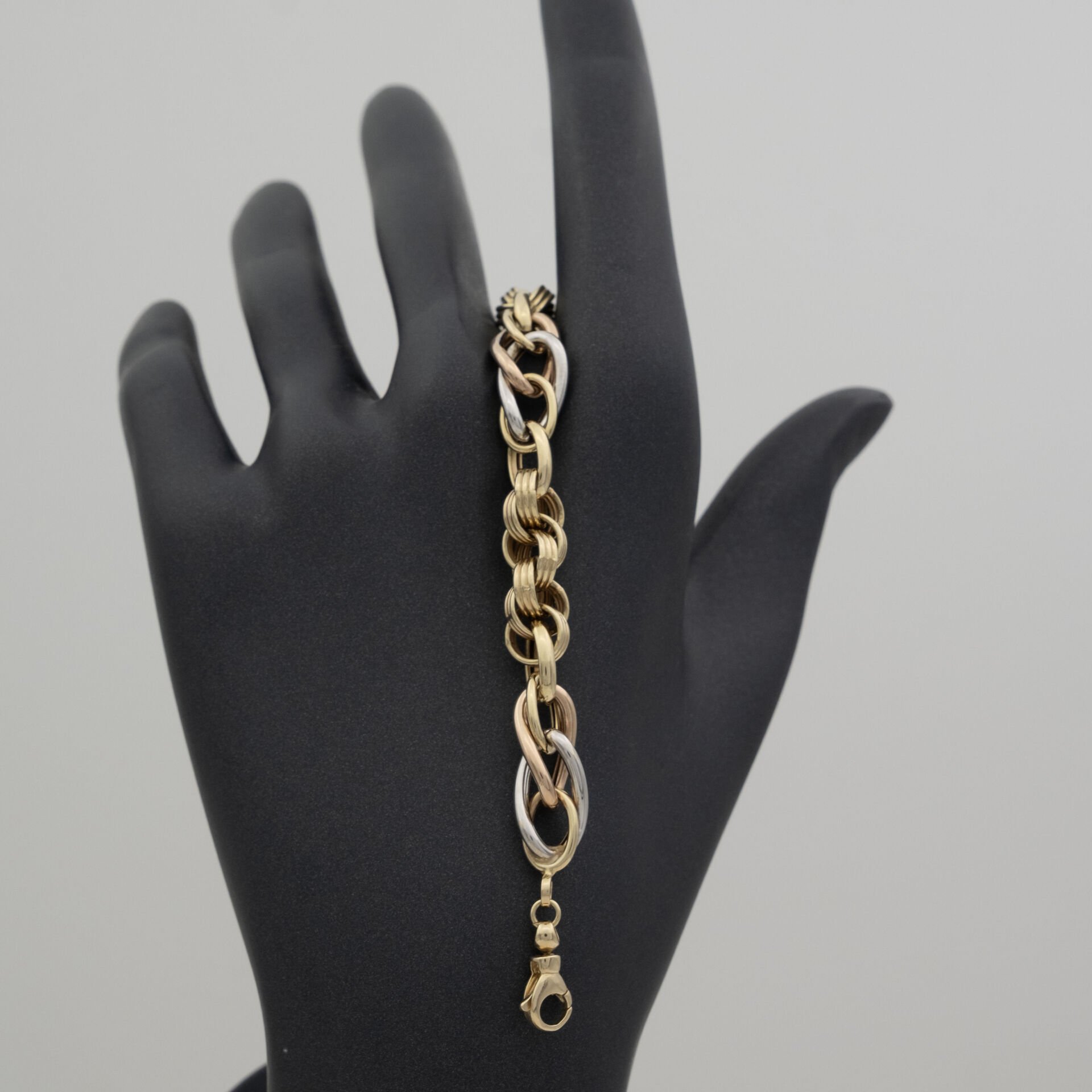 14 Ayar Parıltılı Renkli Altın Bileklik