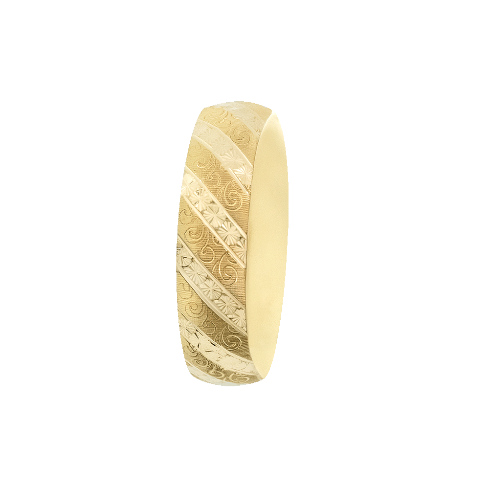 22 Ayar Çapraz Çizgili Mega Gold Altın Bilezik 20 Gr