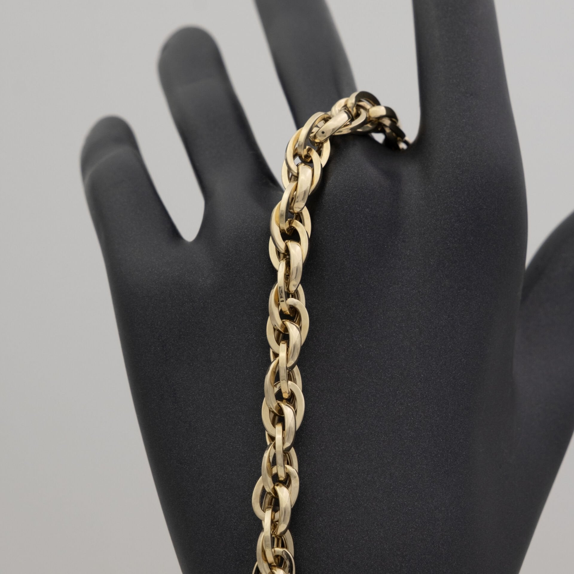 14 Ayar Sade Sıralı Altın Bileklik