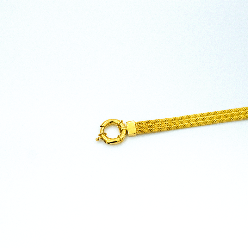 14 Ayar Lavanta Esintisi Altın Bileklik