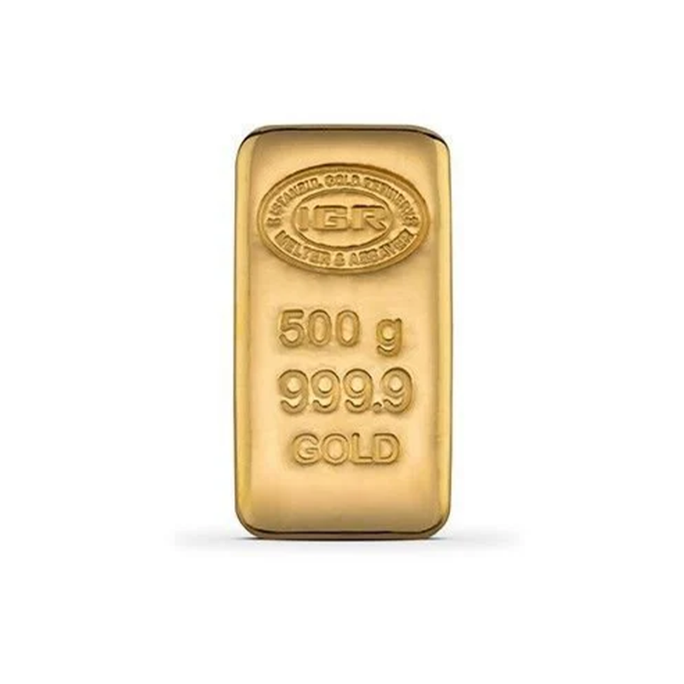24 Ayar Külçe Gram Altın 500 Gr
