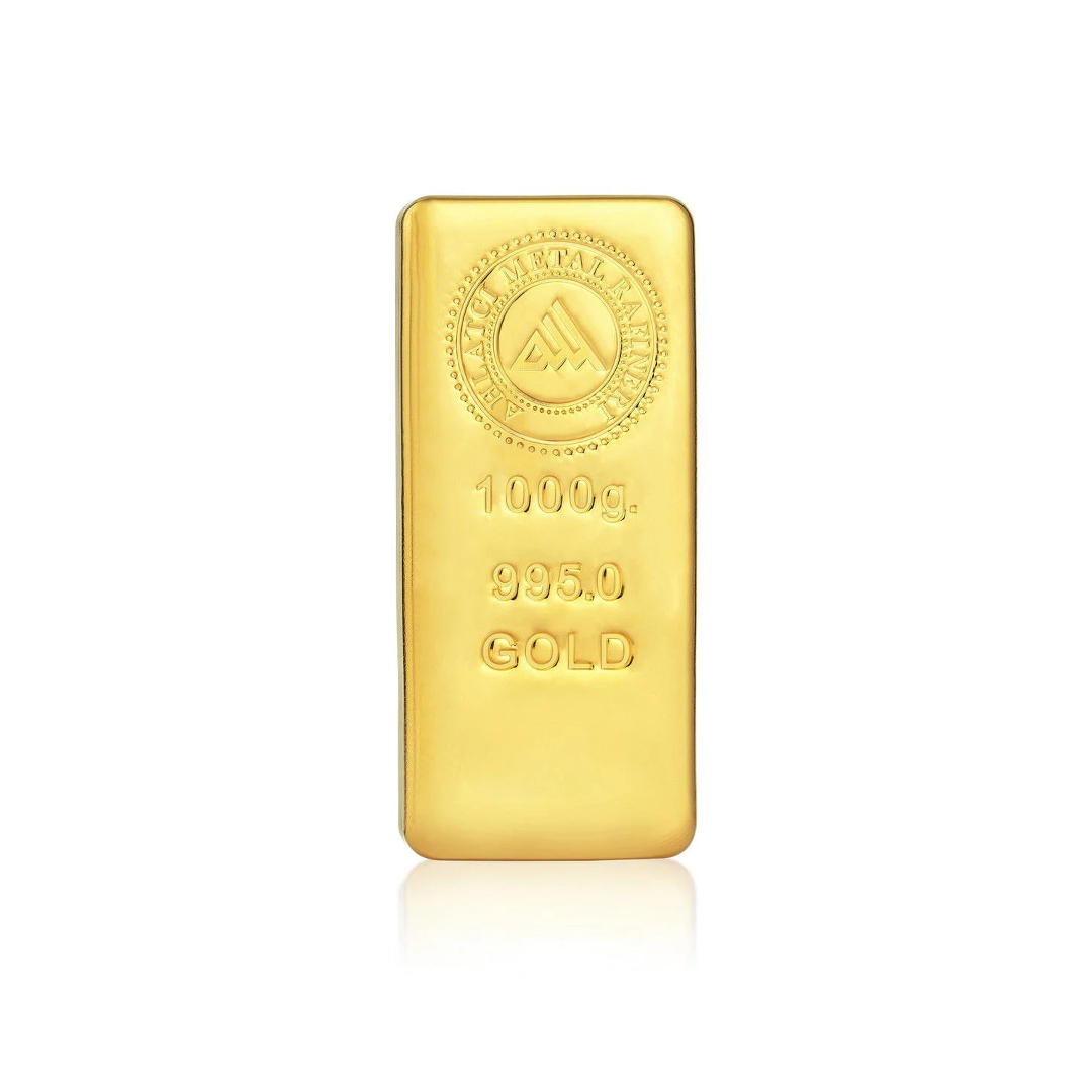 24 Ayar Külçe Gram Altın 1000 Gr