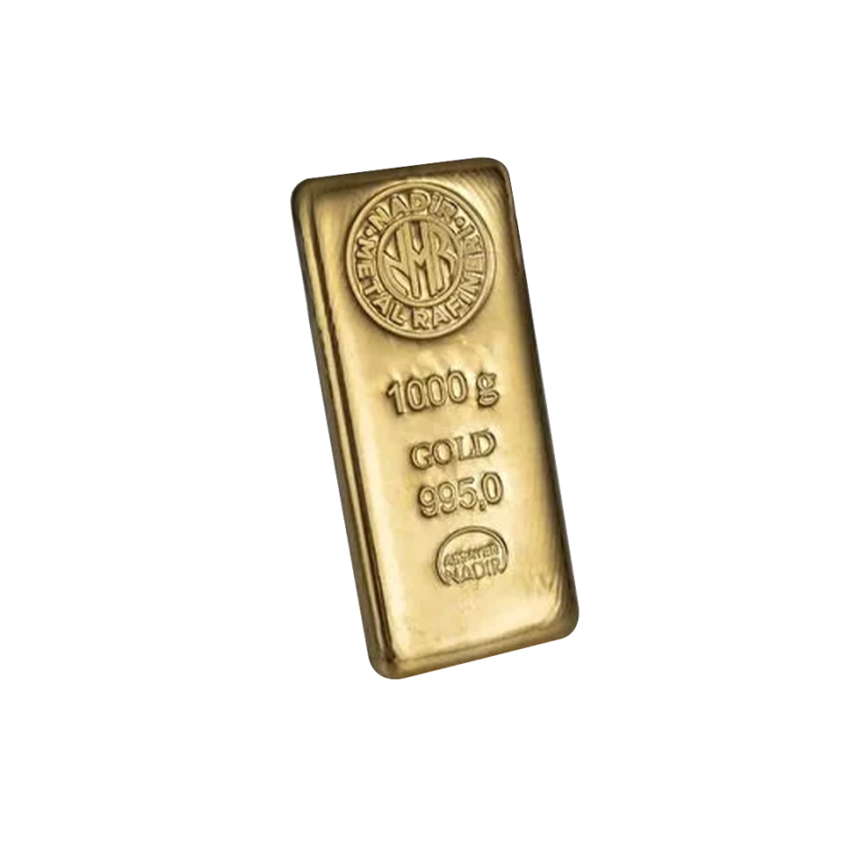 24 Ayar Külçe Gram Altın 1000 Gr