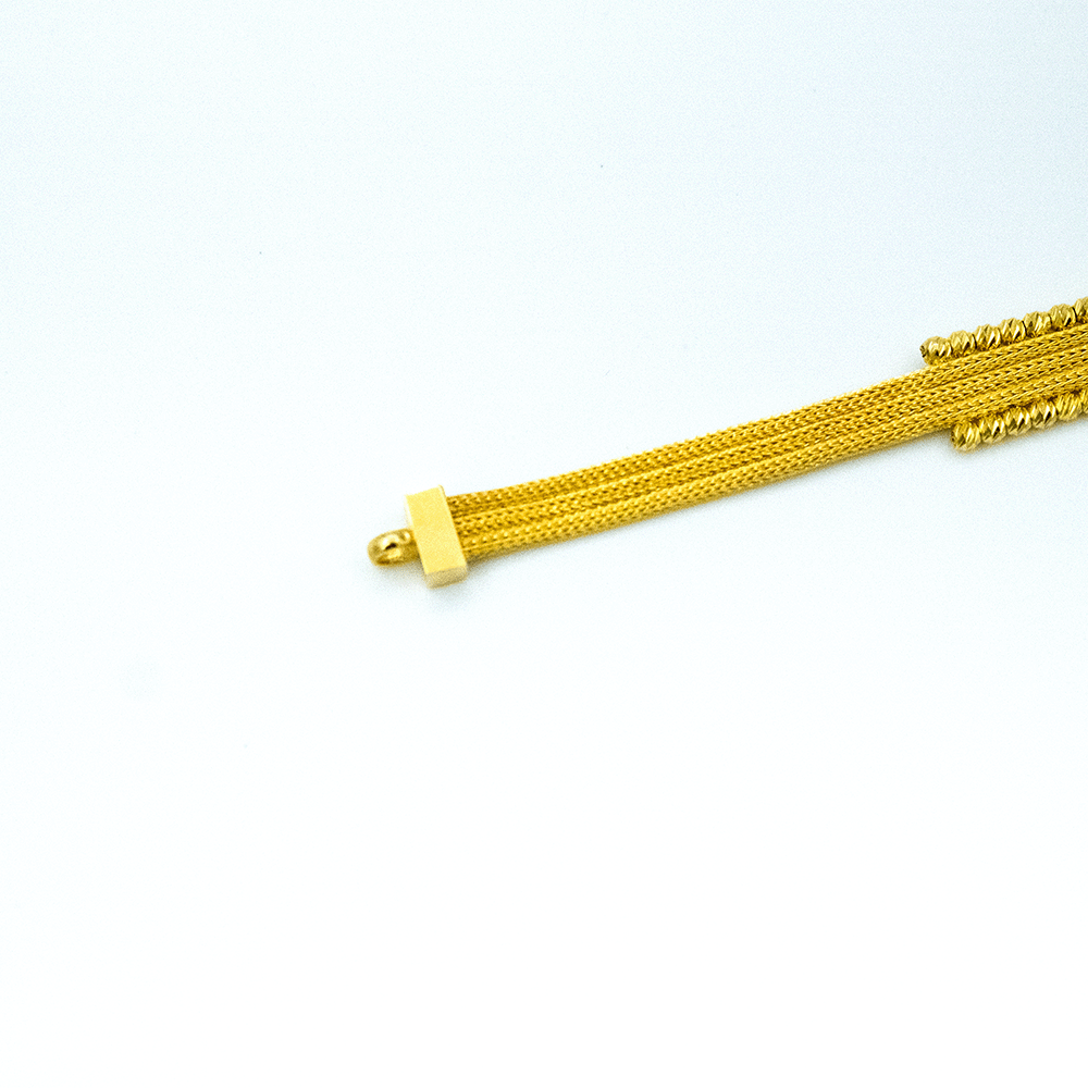 14 Ayar Işıltılı Ahenk Altın Bileklik