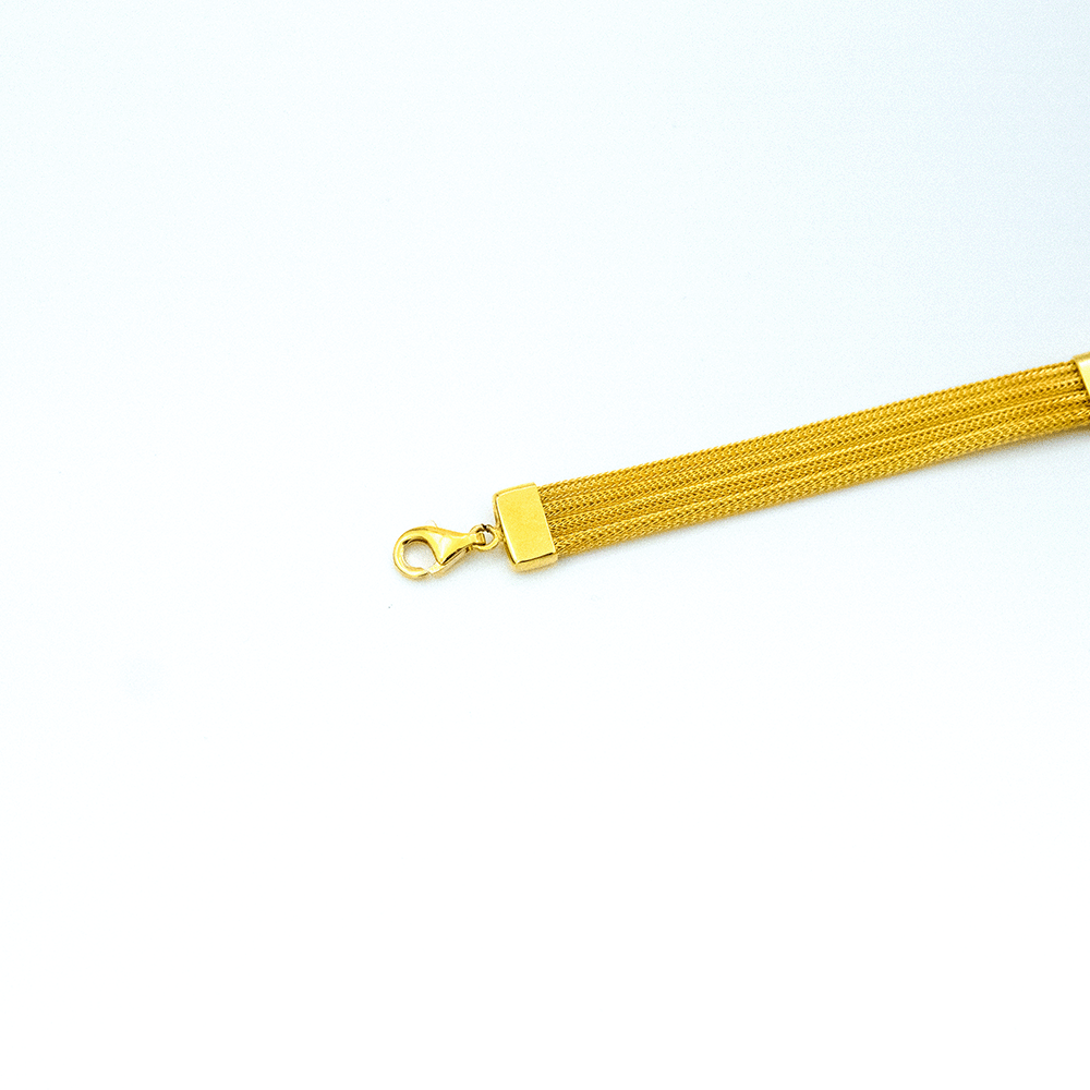 14 Ayar Masalın Işıltısı Altın Bileklik