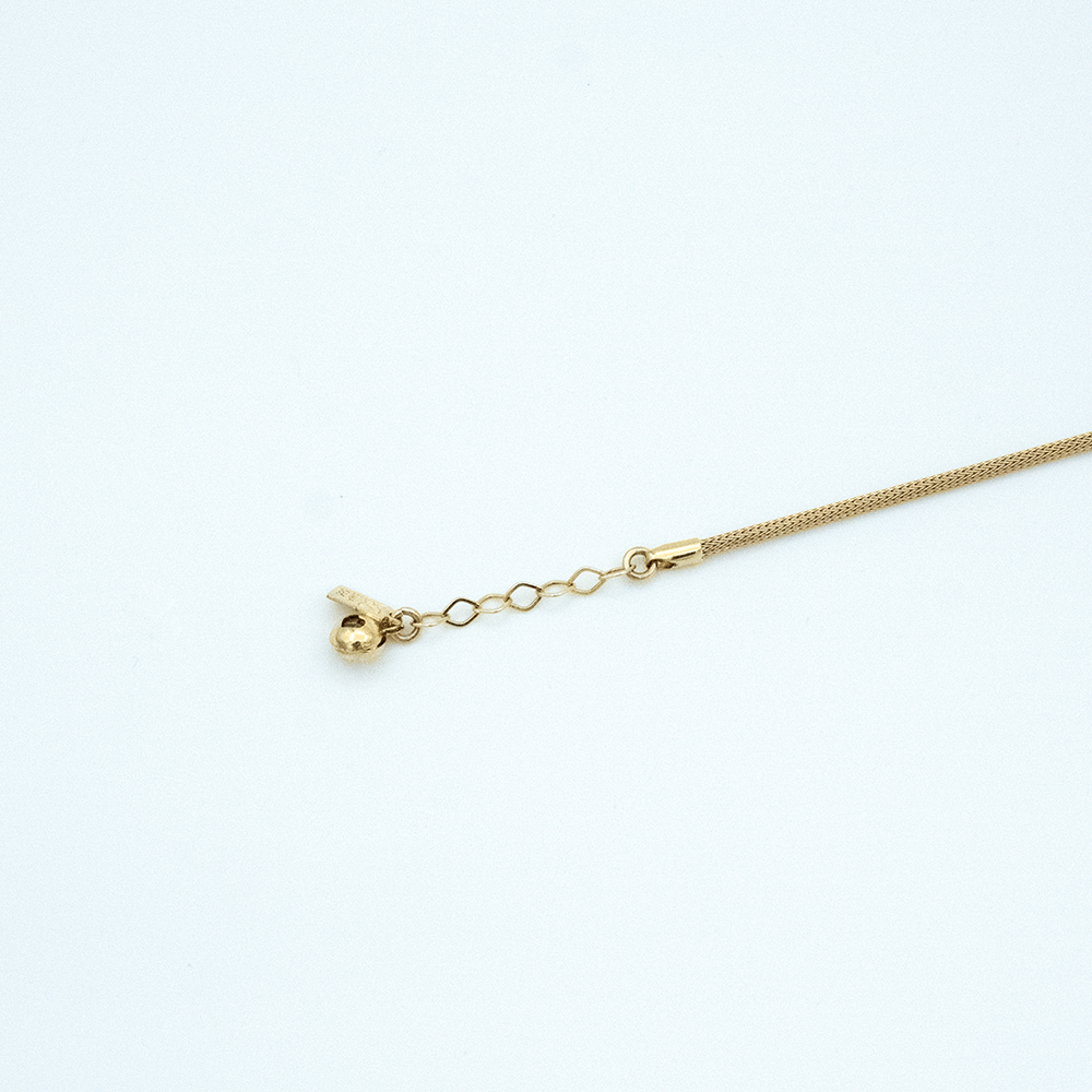 14 Ayar Örgü Zincirli Altın Bileklik