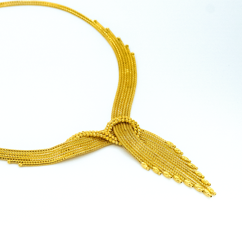 14 Ayar Çöl Melodisi Altın Gerdanlık