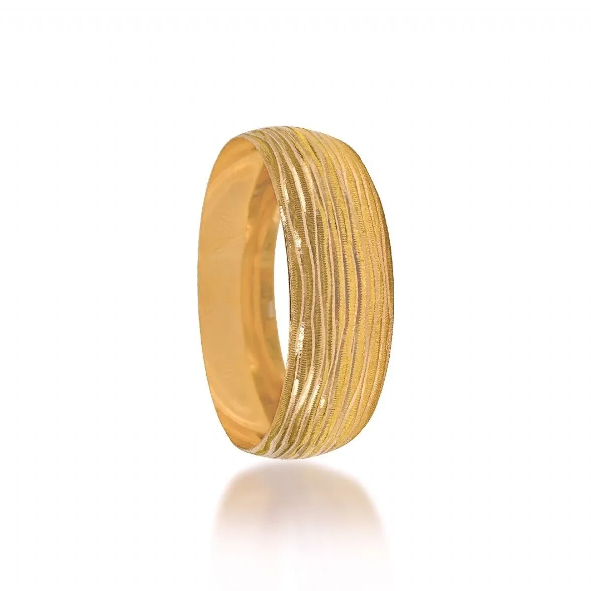 22 Ayar Dalgalı Model Mega Gold Altın Bilezik 15 Gr