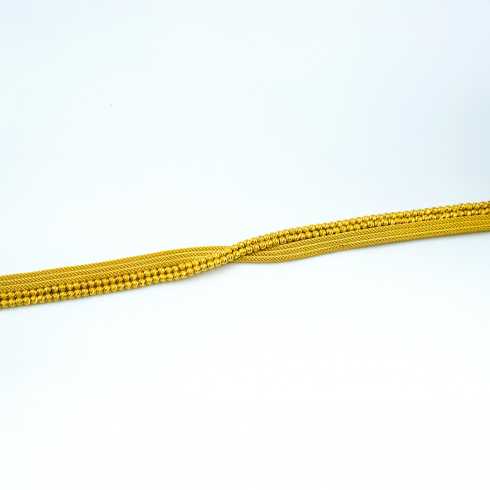 14 Ayar Parıltılı Şıklık Altın Bileklik