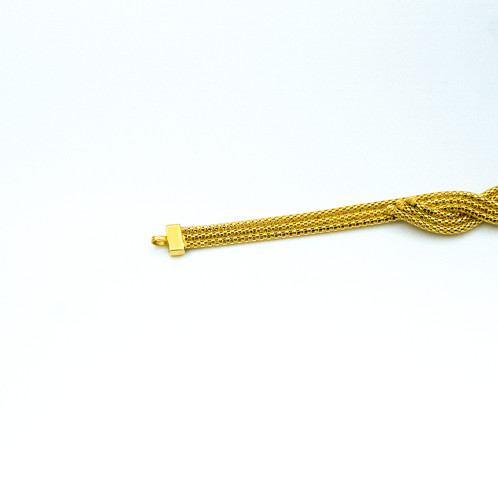 14 Ayar Gözde Işıltı Altın Bileklik